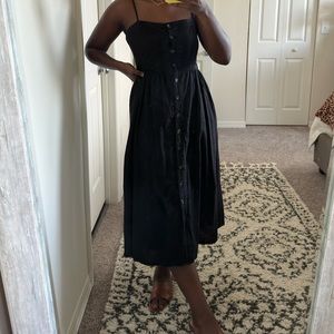 Black medi dress